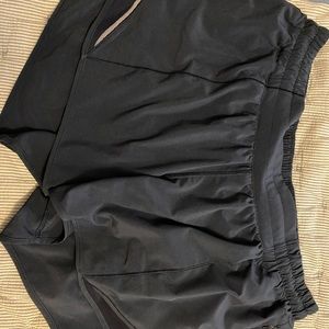 Navy Lululemon hotty toddy shorts. Like new condition